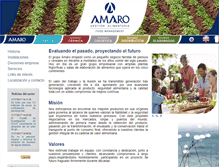 Tablet Screenshot of amaro.es